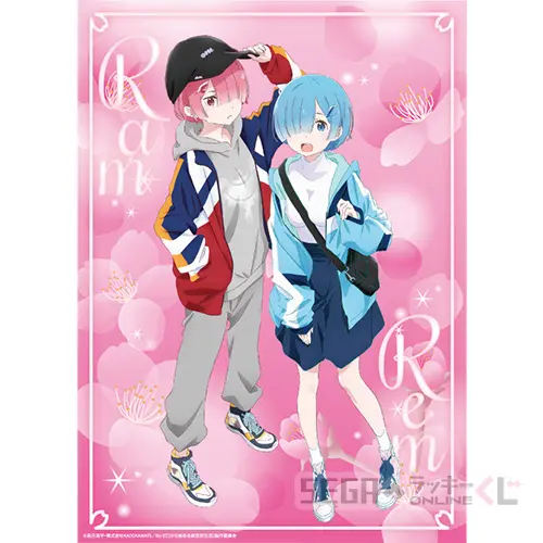 B賞‐2 キャンバスボード “ラム＆レム”（A4サイズ）