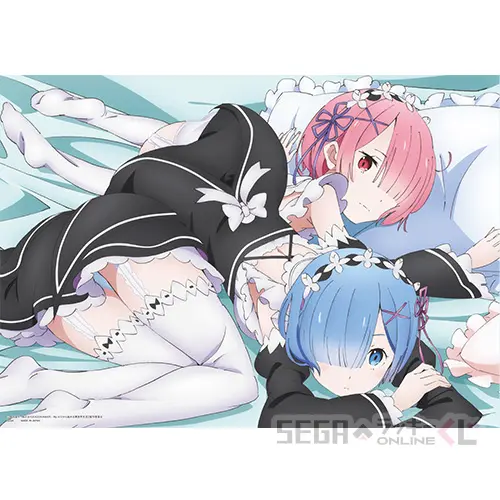 C賞‐2 クリアポスター “ラム＆レム”（B2サイズ）