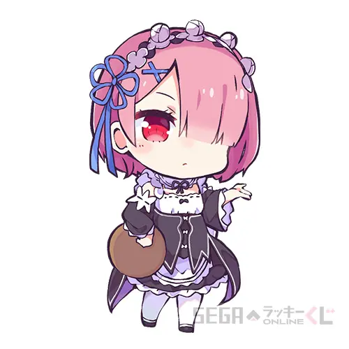 D賞‐3 アクリルキーホルダー “ラム”（全長6.5cm）