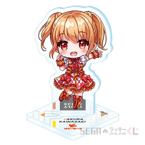 C賞-6 アクリルスタンド 川咲さくら（H約55㎜）