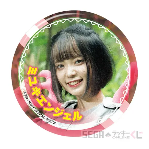 E賞-13 缶バッジC ミユキエンジェル[φ約56㎜]