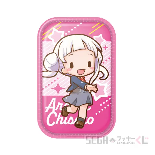 F賞-3 ふわふわバッジ “嵐 千砂都”[約4.5×7cm]