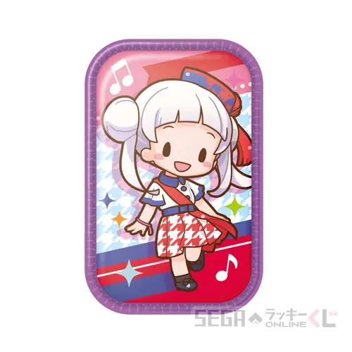 F賞-8 ふわふわバッジ “嵐 千砂都-START!! True dreams”[約4.5×7cm]