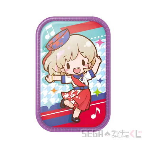 F賞-7 ふわふわバッジ “唐 可可-START!! True dreams”[約4.5×7cm]