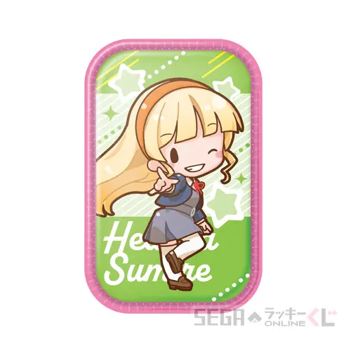 F賞-4 ふわふわバッジ “平安名すみれ”[約4.5×7cm]