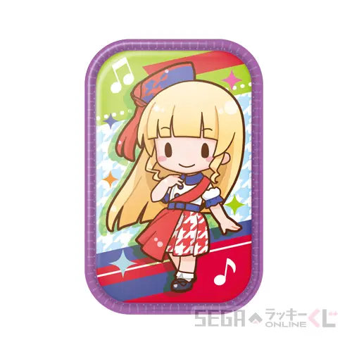 F賞-9 ふわふわバッジ “平安名すみれ-START!! True dreams”[約4.5×7cm]