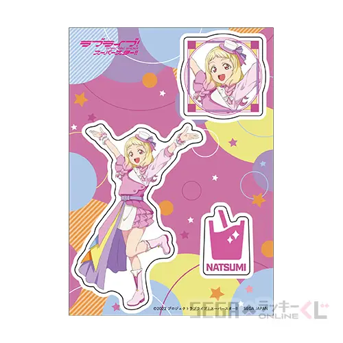 E賞-9 ステッカーセット “鬼塚夏美” [A6]