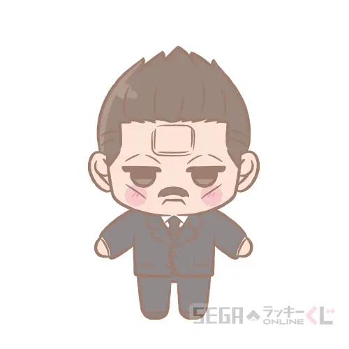 B賞-8 ぬいぐるみマスコット “牛山辰馬”[約10cm]