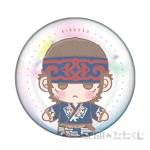 D賞-15 缶バッジ “キラウㇱ”[約6.5cm]