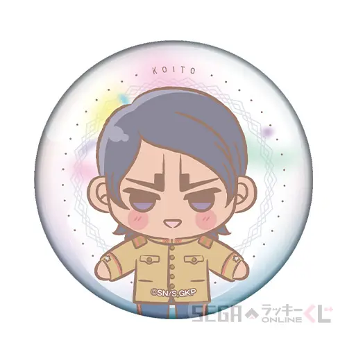 D賞-12 缶バッジ “鯉登少尉”[約6.5cm]