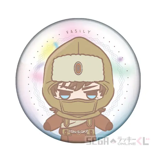 D賞-16 缶バッジ “ヴァシリ”[約6.5cm]