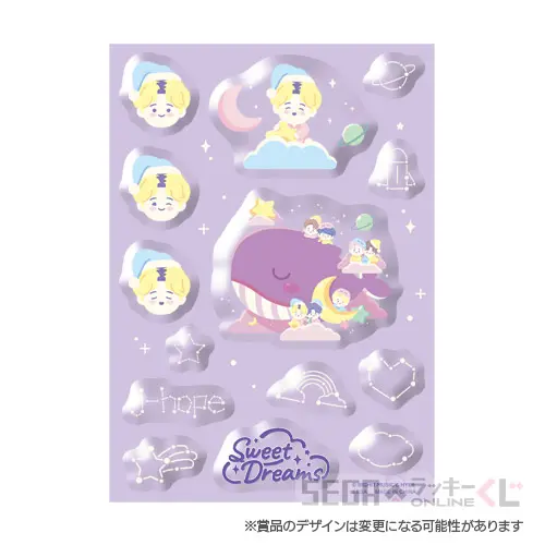 F賞-4 ステッカーセット “ｊ－ｈｏｐｅ”[台紙サイズ　A6]