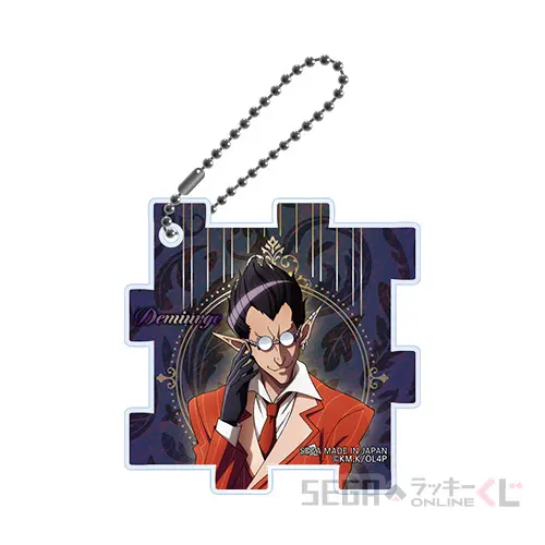 D賞-10 アクリルパズルキーホルダー （デミウルゴス）[約6×6cm]