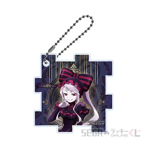 D賞-5 アクリルパズルキーホルダー （シャルティア）[約6×6cm]