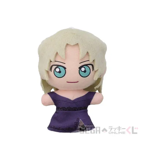 D賞-6 ぬいぐるみマスコット ベルモット（ドレスアップ）[約10cm]