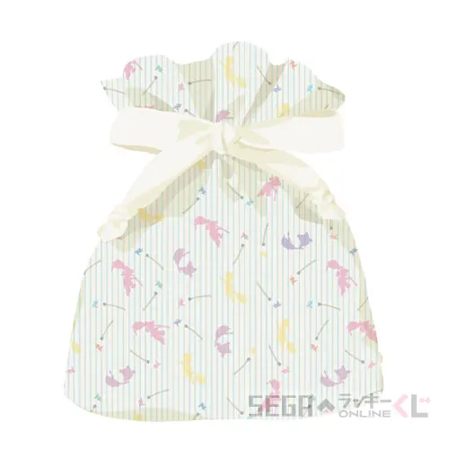 B賞-1 リボンきんちゃく A[約W23×H25cm]