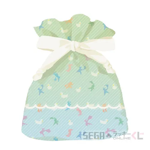 B賞-2 リボンきんちゃく B[約W23×H25cm]