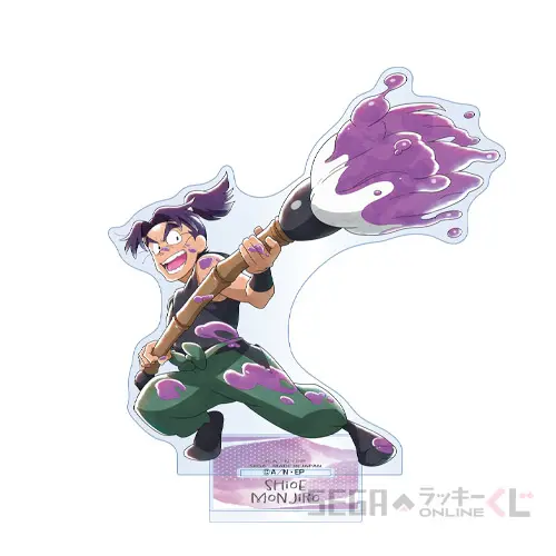 C賞-4 アクリルスタンド 潮江文次郎[約W10.4×H10.9cm]