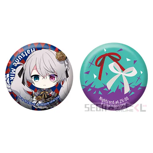 E賞-16 缶バッジセット “誰もいないセカイの初音ミク”[全長約5.6cm]
