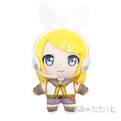 B賞-2 ぷちぬいマスコット “鏡音リン”[全長約8×5cm]