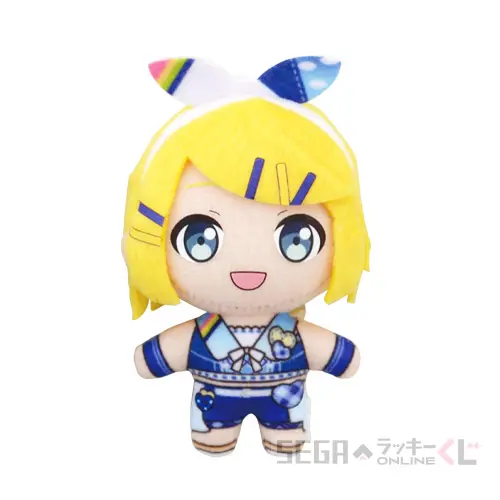 B賞-11 ぷちぬいマスコット “ステージのセカイの鏡音リン”[全長約8×5cm]