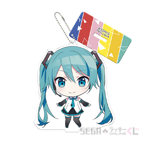 D賞 アクリルスタンドキーチェーン "初音ミク"(全16種)