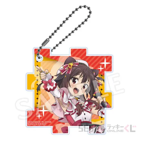 D賞-1 アクリルパズルキーホルダー [約6cm×6cm]