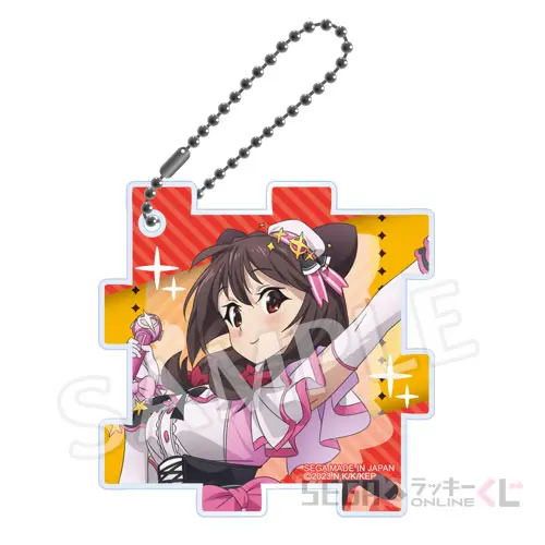 D賞-2 アクリルパズルキーホルダー [約6cm×6cm]