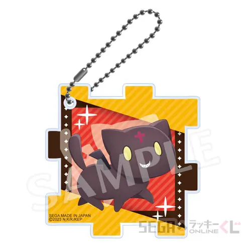 D賞-6 アクリルパズルキーホルダー [約6cm×6cm]