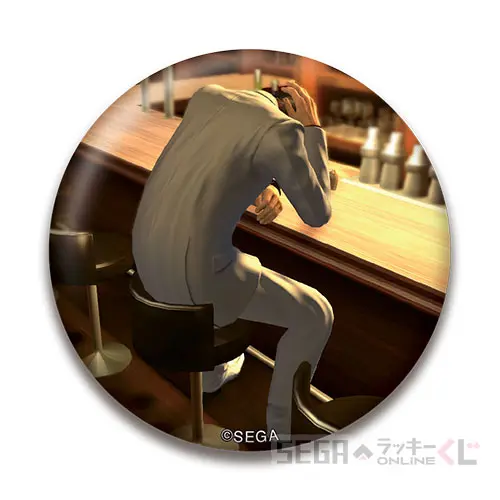 J賞-15 桐生一馬 情熱的カラオケ 缶バッジ 15 [約7.5cm]