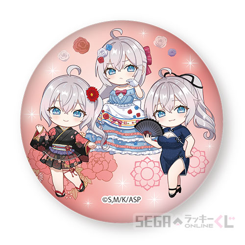 E賞-10 缶バッジ J [約7.5cm]