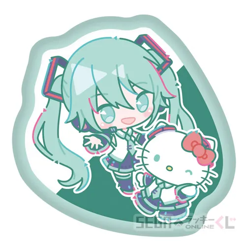 D賞-1 ふわふわバッジ 初音ミク [全長約7cm]