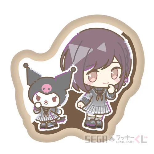 D賞-25 ふわふわバッジ 東雲 絵名 [全長約7cm]