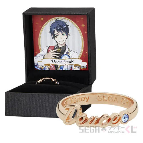 B賞-3 リング デュース・スペード [リングサイズ:11号 ケースサイズ:約3.7×4.7×5.2cm]