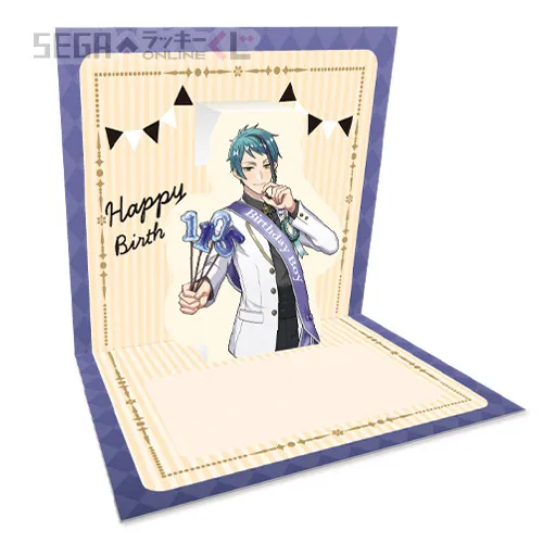 D賞-2 ポップアップバースデーカード ジェイド・リーチ [カード:約9×7.4cm 封筒:約8×10.5cm]