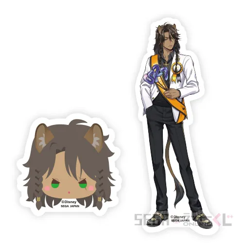 F賞-6 ステッカーセット レオナ・キングスカラー [大:約9-11×4cm 小:約5×5cm]