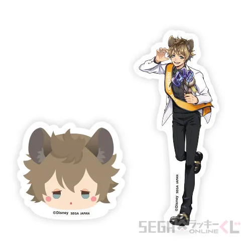 F賞-8 ステッカーセット ラギー・ブッチ [大:約9-11×4cm 小:約5×5cm]