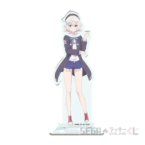 C賞-3 アクリルスタンド 彩 ましろ [約3.7×10.6cm]