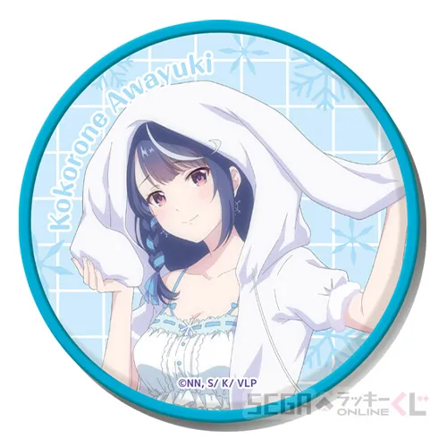 D賞-1 ラバーコースター 心音淡雪 [直径 約8.5cm]