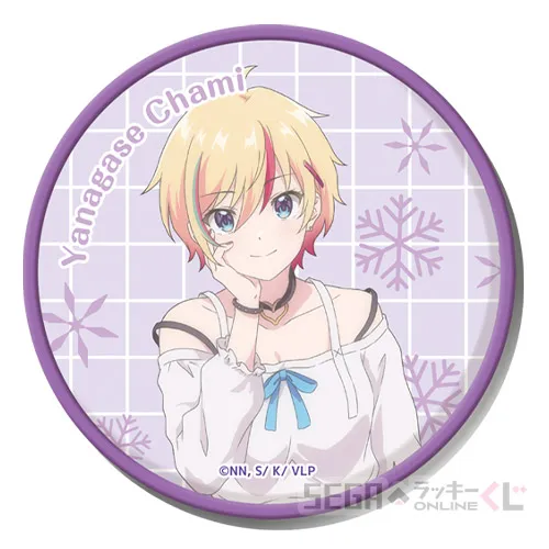 D賞-5 ラバーコースター 柳瀬ちゃみ [直径 約8.5cm]