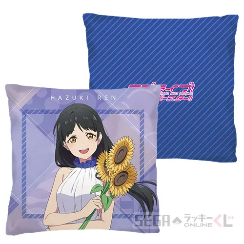 C賞-5 ミニクッション 葉月 恋 [約W25×H25cm]