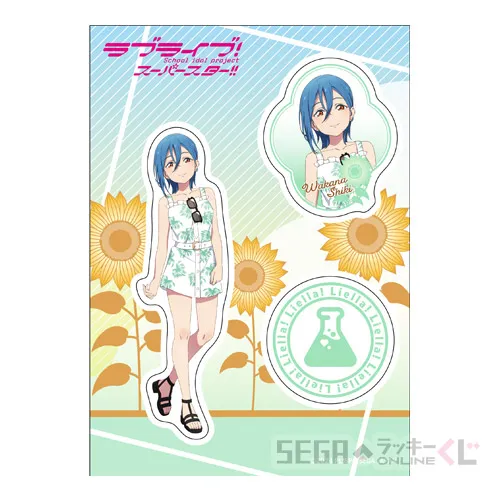 G賞-8 ステッカーセット 若菜四季 [A6]