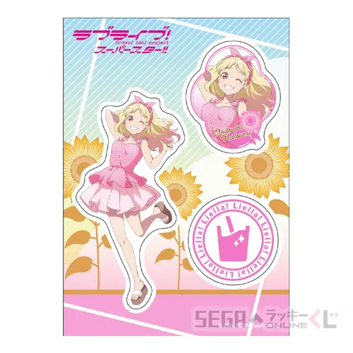 G賞-9 ステッカーセット 鬼塚夏美 [A6]