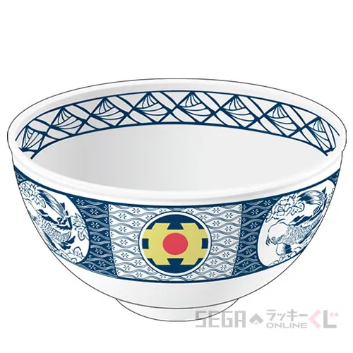 C賞-1 赤牛丸風どんぶり [約W15.8cm×H8.2cm]