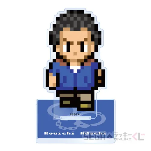 G賞-3 8bit　アクリルスタンド　(足立宏一) [本体：約W4.5cm×H7.5cm 台座：約W5.5cm×H5.5cm]