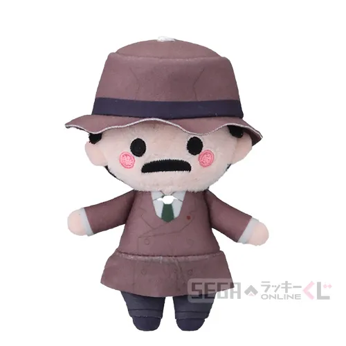 E賞-5 ぬいぐるみマスコット 目暮十三 [約11×6.5cm]