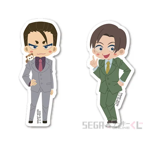 G賞-11 ステッカーセット 綾小路文麿＆山村ミサオ [約4.5～7cm×2.5～3.5cm]