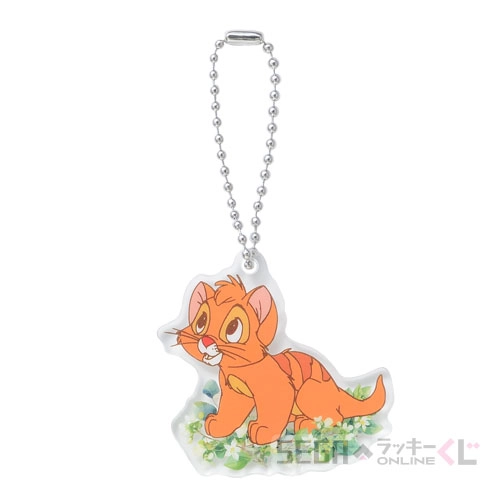 D賞-5 いろいろアートアクリルチャーム オリバー ニューヨーク子猫ものがたり [約4.5cm×4cm]