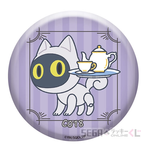 F賞-8 缶バッジ Ｃ０１８B [約7.5cm]
