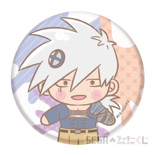 D賞-12 缶バッジ サテツ [約7cm]